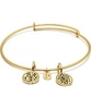 Chrysalis Festival 14ct Gold Plated Expandable Bangle