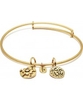 Chrysalis Hope 14ct Gold Plated Expandable Bangle