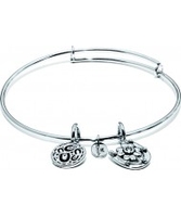 Chrysalis Hope Rhodium Plated Expandable Bangle