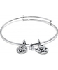 Chrysalis Hope Rhodium Plated Expandable Bangle