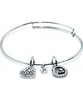 Chrysalis Joy Rhodium Plated Expandable Bangle