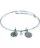 Chrysalis Lucky Ganesh Rhodium Plated Expandable Bangle