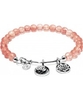 Chrysalis Watermelon Roses Rhodium Plated Expandable Charm Bangle