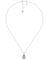 Claudia Bradby Peregrina Silver Pearl Drop Necklace