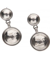 D and G Ladies Stainless Steel Drop Earrings