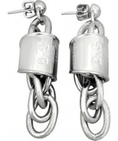 D and G Ladies Stainless Steel Lover Earrings
