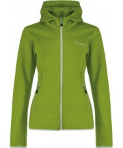 Dare2b Ladies Courtesy Core Lime Green Stretch Midlayer - Size UK 14 (L)