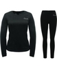 Dare2b Ladies Insulate Black Baselayer Set - Size 10 (S)