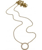 Edblad Ladies Glow Large Matt Gold Necklace