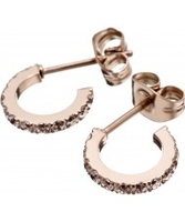 Edblad Ladies Glow Micro Rose Gold Plated Earrings - Small