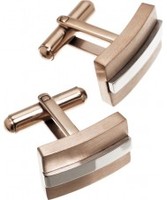 Edblad Mens Jack Rose Gold Plated Cufflinks