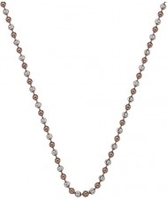 Emozioni 35&0&0 Silver and Rose Gold Bead Chain