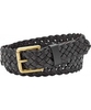 Fossil Ladies Black Woven Belt - Size L