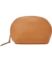 Fossil Ladies Domed Camel Cosmetic Bag