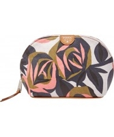 Fossil Ladies Domed Rose Print Cosmetic Bag