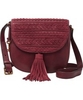 Fossil Ladies Emi Wine Cross Body Bag