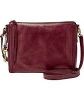 Fossil Ladies Emma Wine Cross Body Bag
