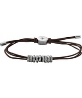 Fossil Ladies Fashion Adjustable Glitz Chocolate Bracelet