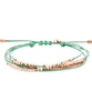 Fossil Ladies Fashion Mint Leather Bracelet