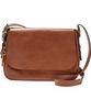 Fossil Ladies Harper Large Brown Cross Body Bag
