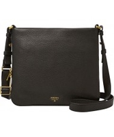 Fossil Ladies Preston Black Crossbody Bag