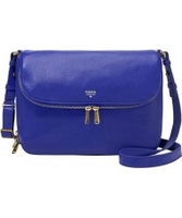Fossil Ladies Preston Sapphire Flap Bag