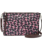Fossil Ladies Sydney Cheetah Top Zip Clutch