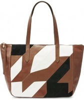 Fossil Ladies Sydney Multi Brown Shopper Bag