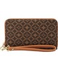 Fossil Ladies Sydney Multi Brown Zip Phone Purse