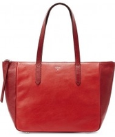 Fossil Ladies Sydney Scarlet Shopper Bag