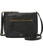 Fossil Ladies Vickery Black Crossbody Bag