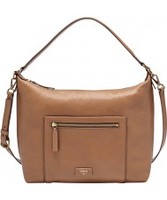 Fossil Ladies Vickery Camel Shoulder Bag