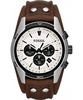 Fossil Mens Coachman Brown Leather Chronograph Watch