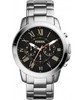 Fossil Mens Grant Silver Chronograph Watch