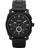 Fossil Mens Machine Black Chronograph Watch