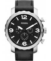 Fossil Mens Nate Chronograph Black Watch