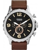 Fossil Mens Nate Chronograph Brown Watch