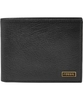 Fossil Mens Omega Black L-Zip Bifold Wallet