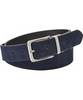 Fossil Mens Phillip Black Navy Reversible Belt - 32in