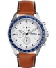 Fossil Mens Sport 54 Brown Leather Strap Chronograph Watch