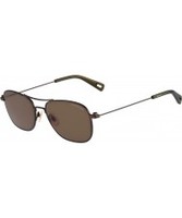 G Star GS101S Metal Alcatraz Brown Semi Matte Sunglasses