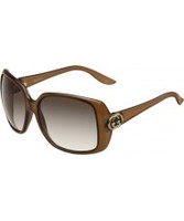 Gucci Ladies GG 3166-S HSD JS Chocolate Brown Sunglasses