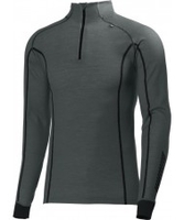 Helly Hansen Mens Warm Freeze Rock Grey Half Zip Baselayer - Size XL