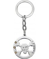 I Puppies Stainless Steel Crystal Keyrings