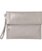 Modalu Ladies Erin Simple Grey Clutch