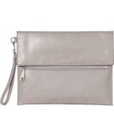 Modalu Ladies Erin Simple Grey Clutch