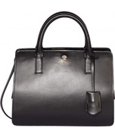 Modalu Ladies Jasmine Black Leather Small Grab Bag