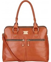 Modalu Ladies Pippa Dark Tan Classic Grab Bag