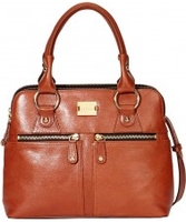 Modalu Ladies Pippa Dark Tan Small Grab Bag