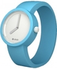 O clock Light Blue Watch
